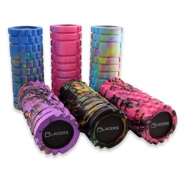 Lacers Petrolline Facia Rollers - Premium Foam Fascia Roller for Gymnastics and Massage - Available in 6 Colours - Ideal for Yoga, Pilates and Fitness Effective Relaxation (Purple)