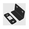(Black) 1P L-Shaped Magnetic Door Stopper for Sliding Doors Door Holder Device 5ea