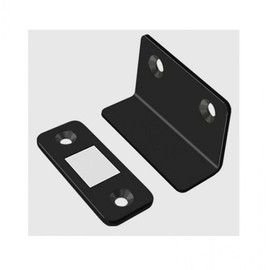 (Black) 1P L-Shaped Magnetic Door Stopper for Sliding Doors Door Holder Device 5ea