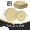 Trendables 200-piece Dinnerware Sets Disposable Plates Set For 100 Guests,