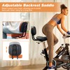 GRELiving Bicycle Saddle with Adjustable Backrest, Oversized Wide Bicycle Seat,