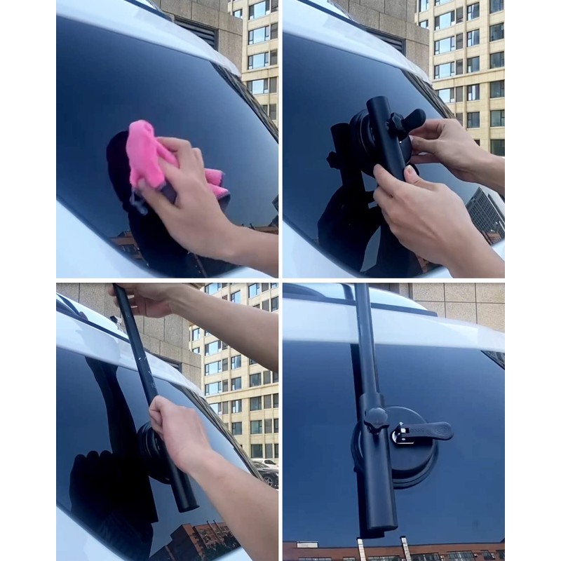 Suction Cup Flag Pole Holder, Universal Flag Pole Multi-Function Mounting