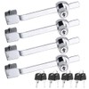 yotutun Terrarium Lock with Key Equal 4 Pieces Rack Lock