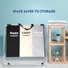 180L Laundry Basket Sorter, Large 3 Section Collapsible Laundry Hamper