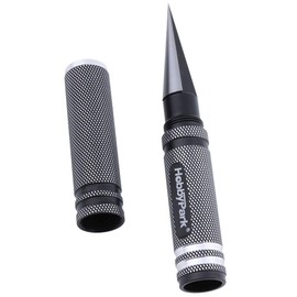 HobbyPark 0-14mm Hole Puncher Reamer w/Sleeve and Curved Scissors Set Universal Tool for RC Car Body Shell Lexan Plastic (with Black Reamer)