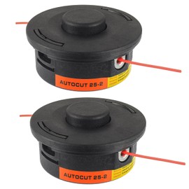 HUAREW 25-2 Trimmer Head 4002 710 2108 for Stihl FS55 FS56 FS70 FS70R FS80 FS85 FS90 FS90R FS91R FS94R FS100RX FS110 FS111RX FS120 FS130, Bump Feed Trimmer Head Replaces 4002 710 2191（pack of 2）