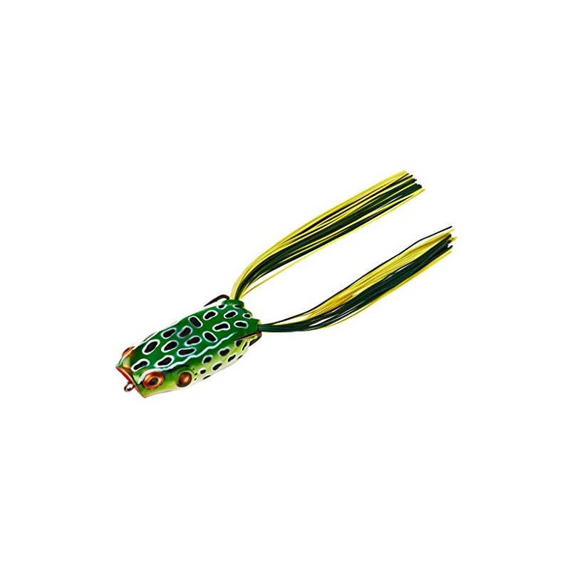 BOOYAH Poppin' Pad Crasher Topwater Bass Fishing Hollow Body Frog