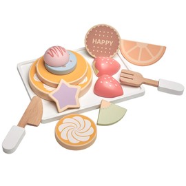 Smart Eye Natural Wooden Pretend Play Series Coromo (Pancake Set of 13)