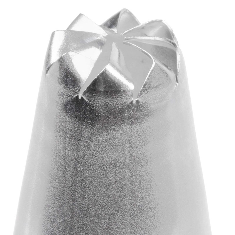 Ateco Silver Aluminum Flower Piping Tip Decorating Tip 108