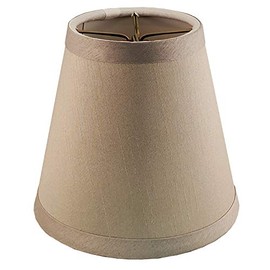 Royal Designs CS-1004-5GR Clip On Empire Chandelier Lamp Shade, 3" x 5" x 4.5", Gray