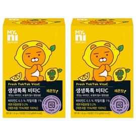 Myny Self Care Saengsaeng Toktok Vita C 172.8g, 108 tablets, 2 units / 마이니 셀프케어 생생톡톡 비타C 172.8g, 108정, 2개