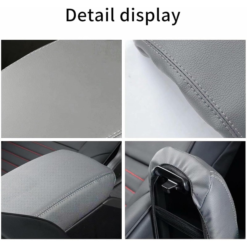 AOMSAZTO Light Gray Console Covers for 2013-2018 Subaru Forester Armrest