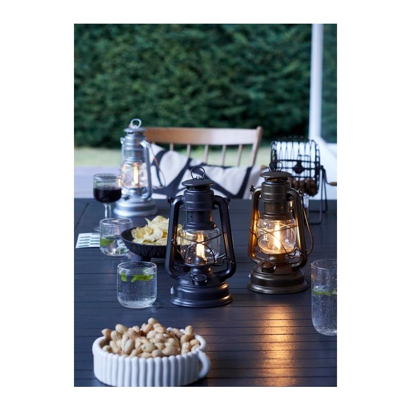 Feuerhand 14031 Outdoor Lantern, Fuerhand, LED Lantern, BS276 (Sparkling Iron)