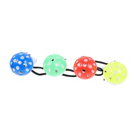 GRIRIW Plastic Bearded Dragon Accessories Bell Balls Toys with Suction Cups for Reptiles