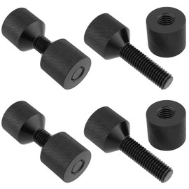 HOZEON 4 pines de aluminio de 1-1/8 pulgadas, pasadores de alineación de brida para bridas de 1/2 a 14 pulgadas, 150 libras, color negro