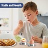 Boiled Egg Holder Egg Cups 2 Pieces, Metal Egg Cup