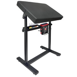 HOINCO Tattoo Armrest Stand,340° Rotation Adjustable Height Arm Rest for Tattooing Thickened Soft Pad for Tattoo Studio