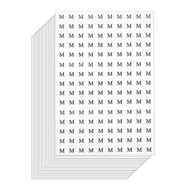 Size Seal, M, Round, Diameter 0.5 inches (13 mm), 30 Sheets, 4,500 Sheets per Pack, Clothing Size, Label Paper, Clothing Sorting, Sticker for Labels, Commercial Use, Parallel Imported