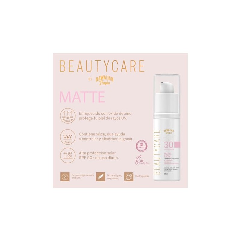Hawaiian Tropic - Beautycare Matte Protector Solar Facial FPS 30
