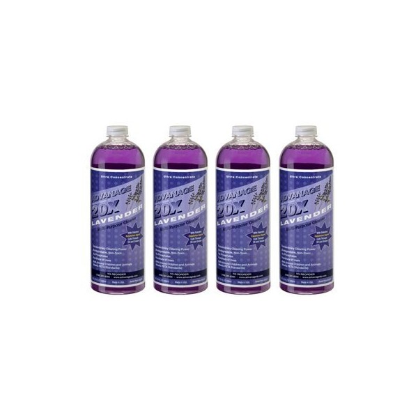 ADVANAGE 20X Multi-Purpose Cleaner Lavender 4 Pack - Manufacturer Direct - Save $$ - 20X is Our Newest Formula!