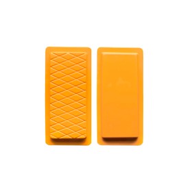 IBILI Nougat Mould Set Plain & Diamonds 2 Pieces, polyethylene Orange, 23 x 10 x 2 cm