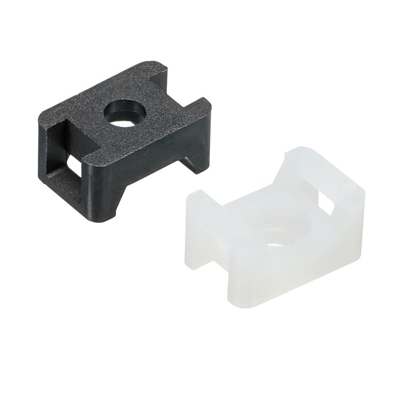 sourcing map Cable Tie Holder Base Saddle 3.5 mm Hole