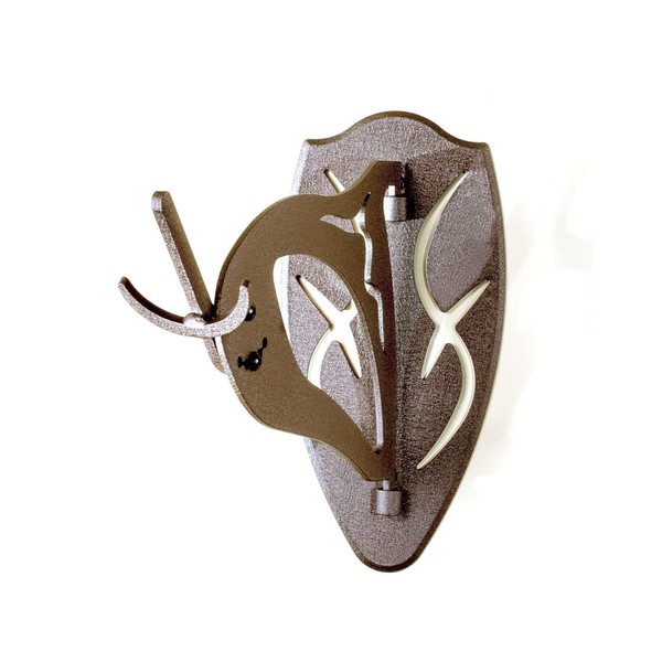 Skull Hooker Big Hooker European Trophy Mount – Perfect Kit for Hanging and Mounting Taxidermy Elk, Moose, & Caribou Antlers Skulls for Display – Robust Brown