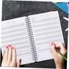 Mikinona Fitness Journal Notebook Spiral Bound Exercise Planner for Men