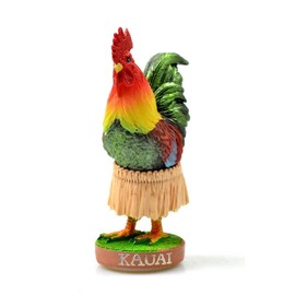 DIXIE STORE Funny Hawaii Car Nodding Figure, 11 cm Gadget, Nodding Dog for Car Indoor, Car Toy, Interior Accessories Decoration, Kauai Chicken