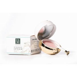 LAMI SKIN LIP BALM - Lippenbalsam-Maske, reichhaltiger Pflanzenkomplex gegen Trockenheit & Irritationen (Powder camellia)