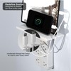 shiningwell Wall Outlet Extender with Shelf and Night Light, Surge