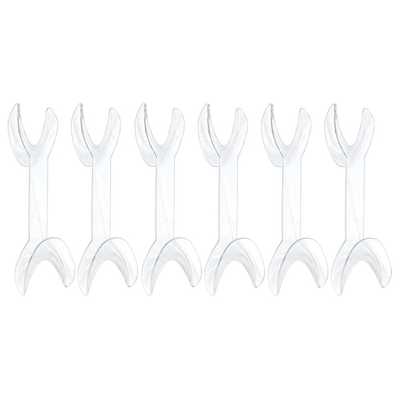 Healifty 6pcs Dental Cheek Retractor Mouth Opener Double- Headed T-