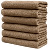 Pleasant Home Kitchen/Hand Towels Set – Large Cotton – Ribbed