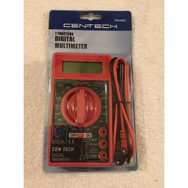 Cen-Tech 7 FUNCTION DIGITAL MULTIMETER Voltmeter Voltage Tester Auto Electrical BRAND-NEW