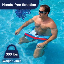 WOW Sports - Water Saddle For Adults - Holds 300 LBS - Strong Foam Support - Poolside Seat Cussions - 21" x 20" x 2.4"
