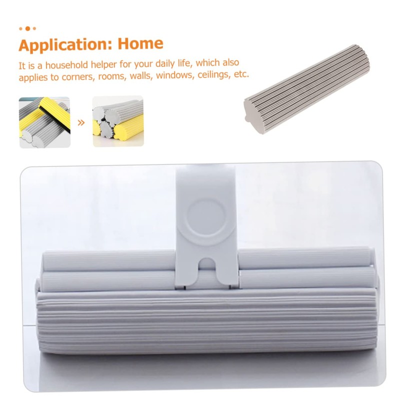 FOMIYES Super Absorbent Sponge Refills Replacement Cleaning Mop Quick Soak