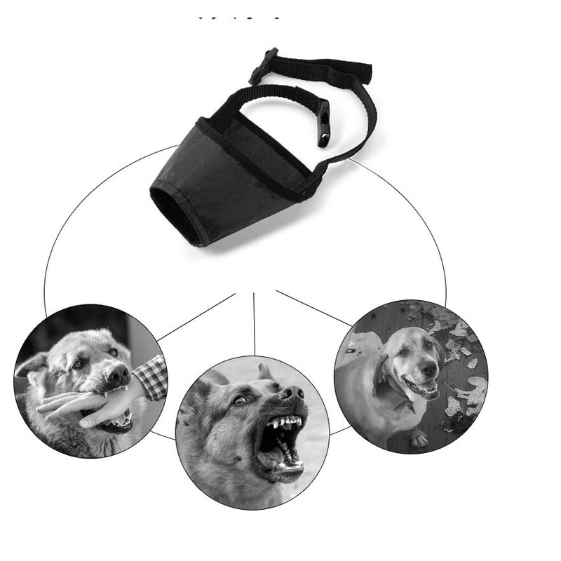 Pet Guru® Dog Safety Muzzle Anit-Biting Barking Chewing Control Adjustable