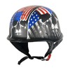 1Storm Novelty Motorcycle Half Face Helmet Open German Style DOT