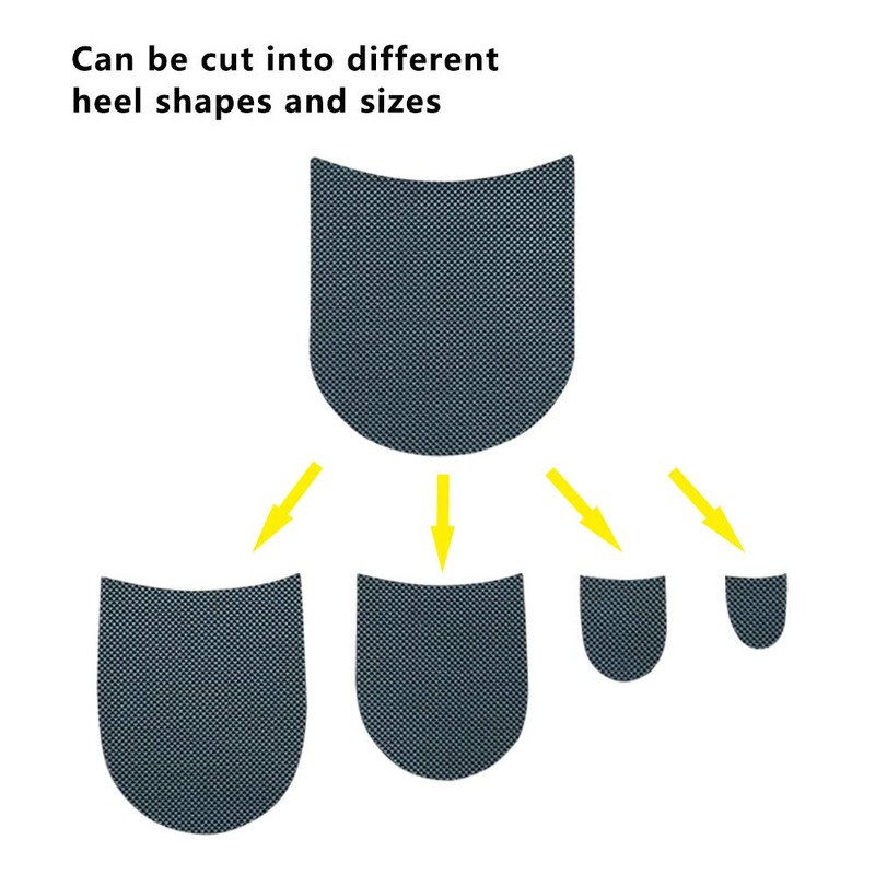 Unikstep 2 Pairs Shoe Heel Pads, Shoe Repair Rubber Heels,