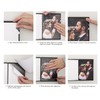 Neil Enterprises Inc. 5" x 7" Black Leather Self-Stick Photo