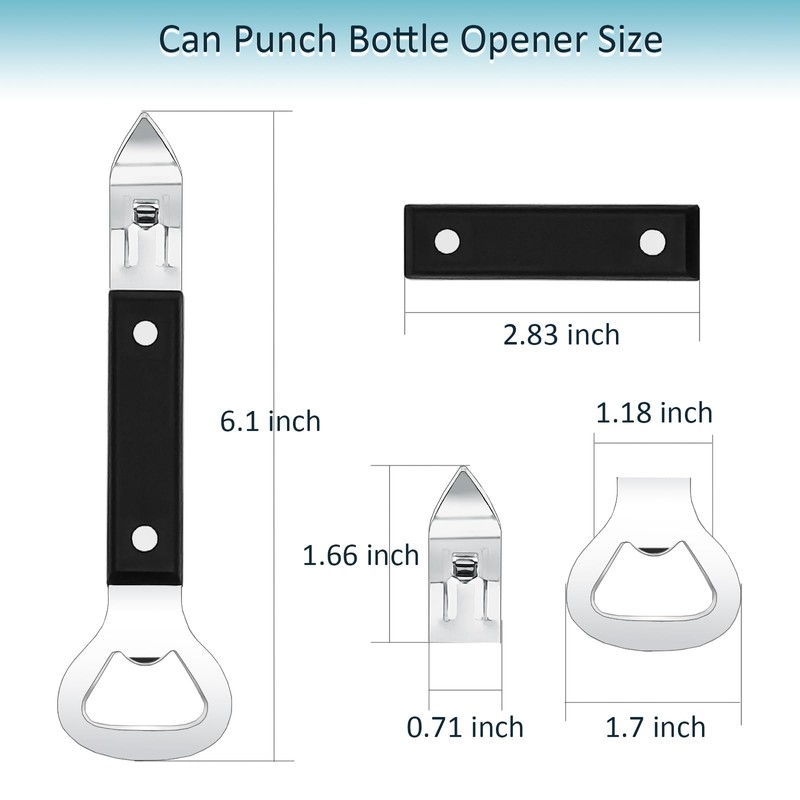Can Punch Opener Little Cook Stainless Steel Can & Bottle