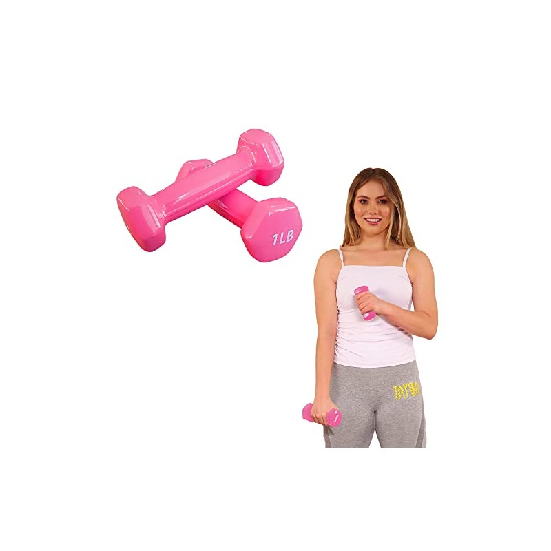 Tayga par de Mancuernas de vinil en LB Ejercicio Yoga