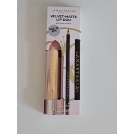 Anastasia Beverly Hills Velvet Matte Duo: 1 Lipstick & 1 Mini Liner New, Boxed