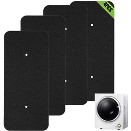WLHFDC Set of 4 Dryer Filter Replacement for Hoover Candy 40006731, Dryer Sponge Filter Mat, Heat Exchanger Filter 275 x 125 x 10 mm, Lint Filter for Tumble Dryers, Heat Pump Dryers