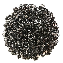 Black Glue Rings for Eyelash Extension,300PCS Smart Eyelash Glue Rings,Disposable Eyelash Glue Holder flower Glue Cups Rings, Heart Lash Rings Lash Glue Holder False Eyelashes Lash Extension Supplies