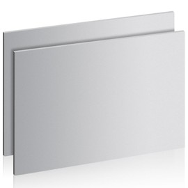 WENHUALI 16" x 12" 11 Gauge Steel Sheets Metal Cold Rolled Steel Plate, 2 Pcs Weldable Metal Sheet for DIY Craft Projects, Industrial, Professional