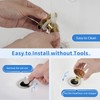 iFealClear Metal Universal Bathroom Sink Stopper, Upgraded Stainless Steel Sink