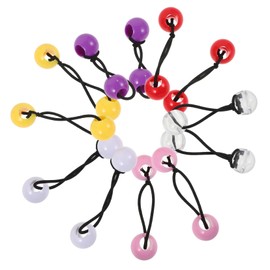 Baluue 20pcs Cute Girls Hair Ties Elastic Ponytail Holders Mixed Color Hair Ropes for Boy Girl Durable and Fashionable
