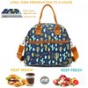 FlowFly Insulated Lunch Bag With Shoulder Strap for Women, Men,