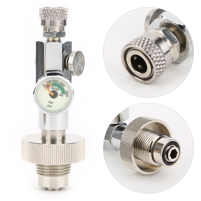 High Pressure Gas Filling Connection Valve Diving Cylinder Inflation Use